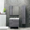Тумба с раковиной Aquaton Стоун 80 грецкий орех