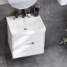 Тумба с раковиной Aquaton Оливия 55 белый матовый