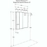 Зеркало Aquaton Мишель 57 с выключателем