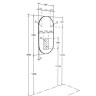 Зеркало Aquaton Альто 100х50